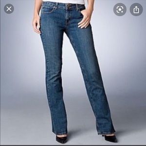 Levi’s 526 slender boot cut jeans stretch 16 medium wash